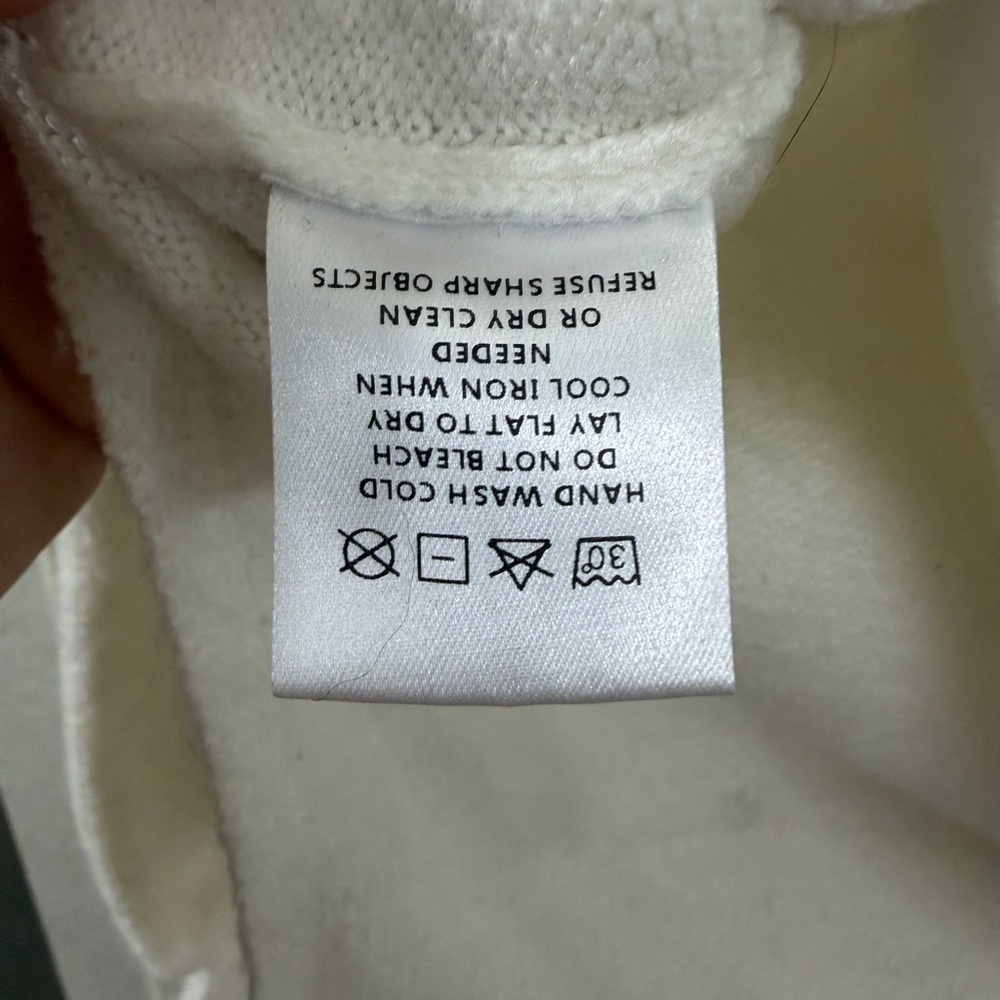 Molly Moran Floral Embroidered White Sweater - Picture 5 of 8